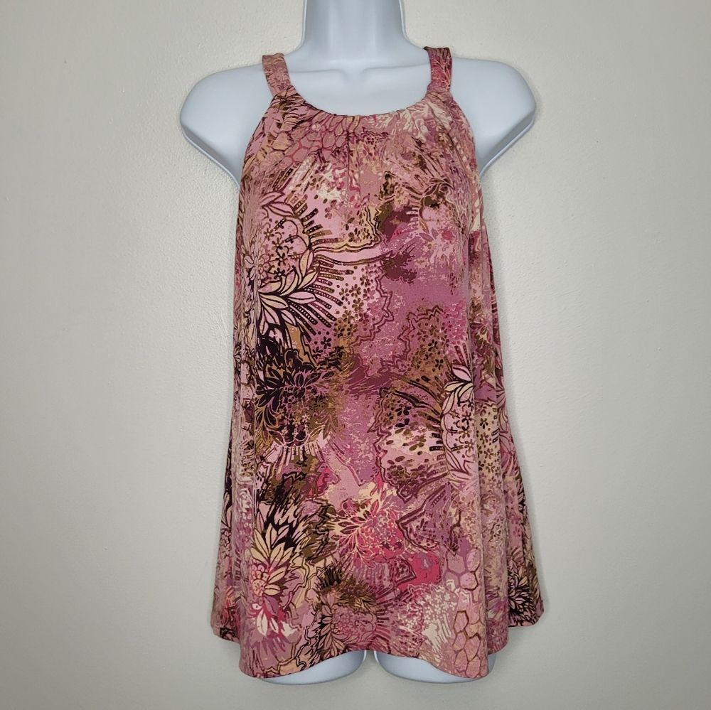 Vintage y2k pink grunge boho fairy going out party casual top size medium